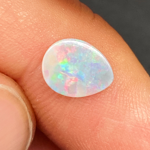 0.53 carat BLACK Pear Opal (1)