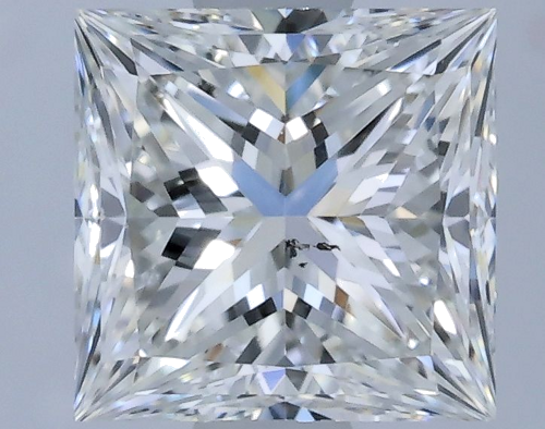 0.91 carat F-SI1 Natūralus Princess Deimantas (1)