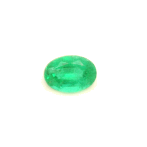 0.33 carat GREEN Oval Smaragdas (1)