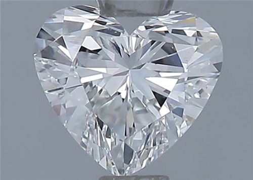 0.5 carat E-VVS2 Natūralus Heart Deimantas (1)