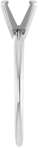 Sužadėtuvių Žiedas „Solitaire“ 585 Baltojo Aukso Round 6.5mm (4)