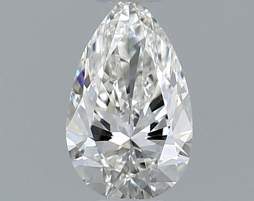 0.42 carat H-IF Natūralus Pear Deimantas (1)