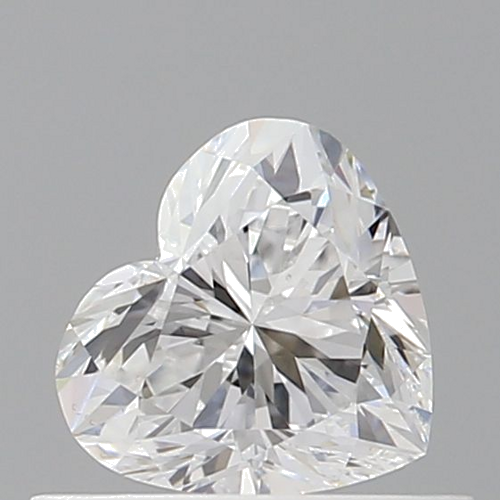 0.5 carat D-VS2 Natūralus Heart Deimantas (1)