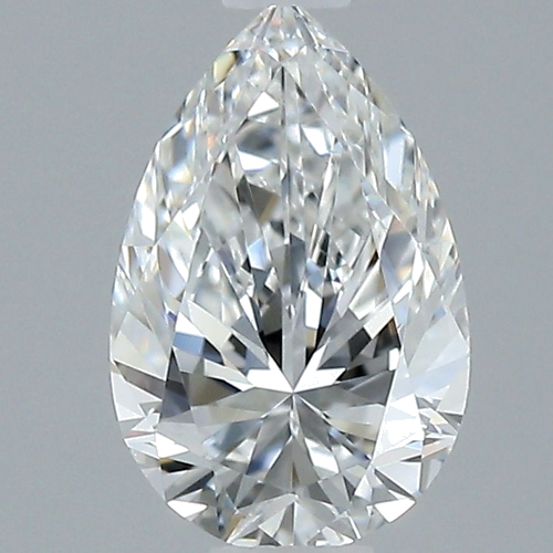 0.71 carat E-VS2 Natūralus Pear Deimantas (1)