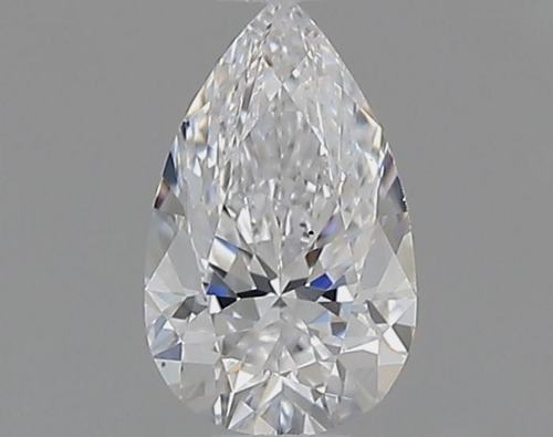 0.4 carat D-VS2 Natūralus Pear Deimantas (1)