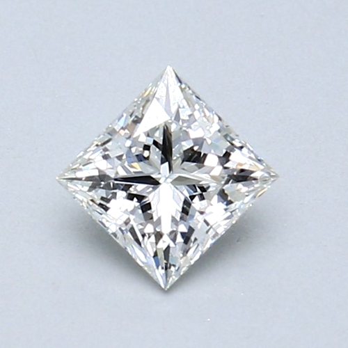 0.54 carat I-VVS2 Natūralus Princess Deimantas (1)