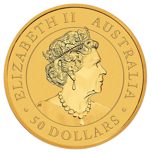 1/2 oz Kengūra 2022 Australija auksinė moneta (.9999 Grynuolis) (2)