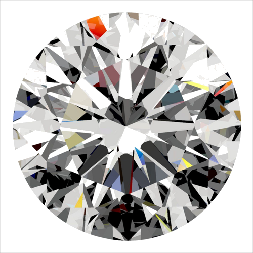 0.33 carat H-VS2 Excellent cut Natūralus Round Deimantas (1)