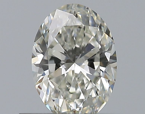 0.5 carat I-SI2 Natūralus Oval Deimantas (1)
