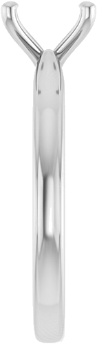 Sužadėtuvių Žiedas 14k white gold Round 7.4mm (4)