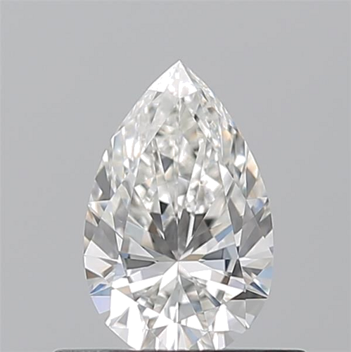 0.5 carat H-VVS2 Natūralus Pear Deimantas (1)