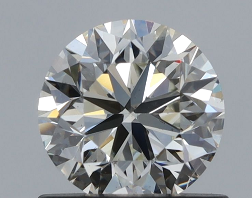 0.81 carat K-SI2 Very Good cut Natūralus Round Deimantas (1)