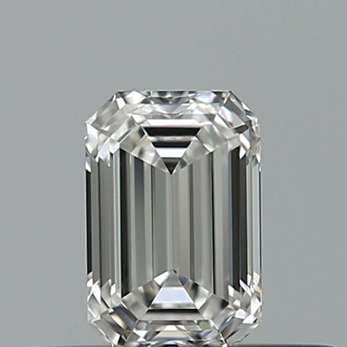 0.34 carat F-VVS2 Natūralus Emerald Deimantas (1)