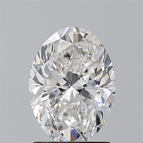 1.71 carat E-SI1 Natūralus Oval Deimantas (1)