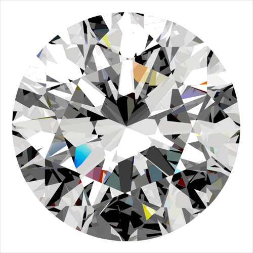 0.3 carat F-VVS1 Excellent cut Natūralus Round Deimantas (1)