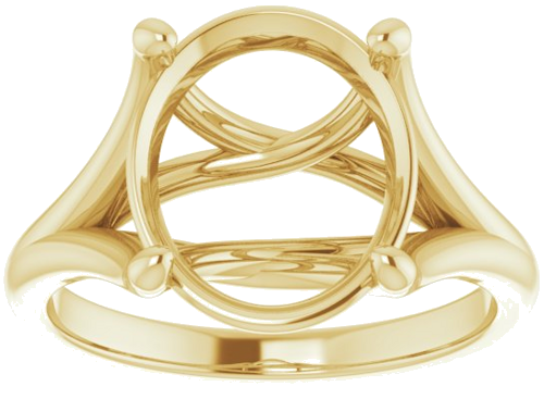 Sužadėtuvių Žiedas „Solitaire“ 18k yellow gold Oval 12mm x 10mm (3)