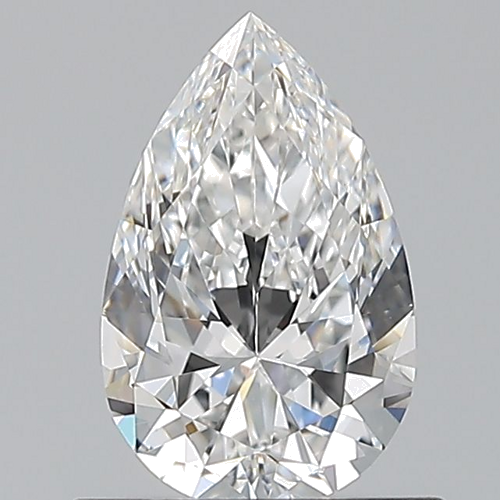 0.7 carat E-VVS1 Natūralus Pear Deimantas (1)