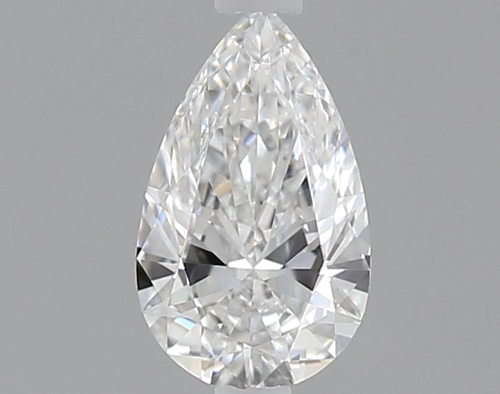 0.3 carat D-VVS2 Natūralus Pear Deimantas (1)