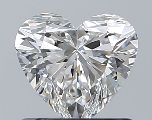 0.9 carat G-VVS1 Natūralus Heart Deimantas (1)