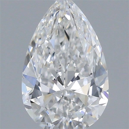 0.6 carat E-VS1 Natūralus Pear Deimantas (1)