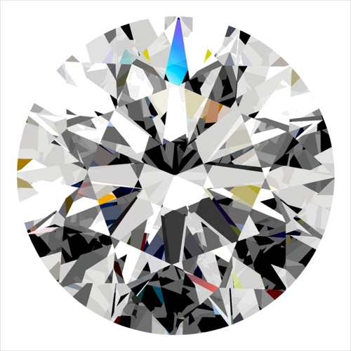 0.31 carat J-VS1 Excellent cut Natūralus Round Deimantas (1)