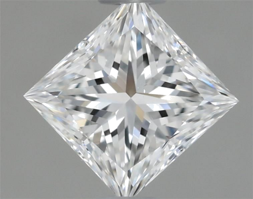 0.45 carat E-VS1 Natūralus Princess Deimantas (1)