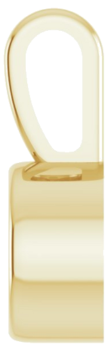 Pakabukas „Bezel-Set Solitaire“ 585 Geltonojo Aukso Round 4.5mm (3)