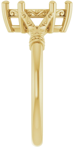 Sužadėtuvių Žiedas „Split Shank“ 585 Geltonojo Aukso Marquise 10mm x 5mm (4)