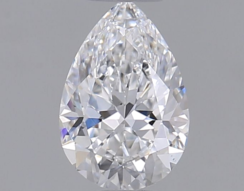 0.46 carat E-VS2 Natūralus Pear Deimantas (1)