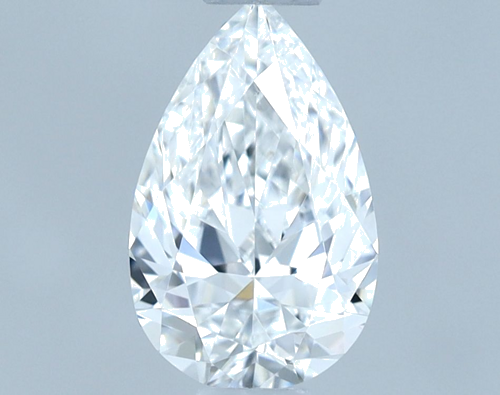 0.5 carat E-VS1 Natūralus Pear Deimantas (1)
