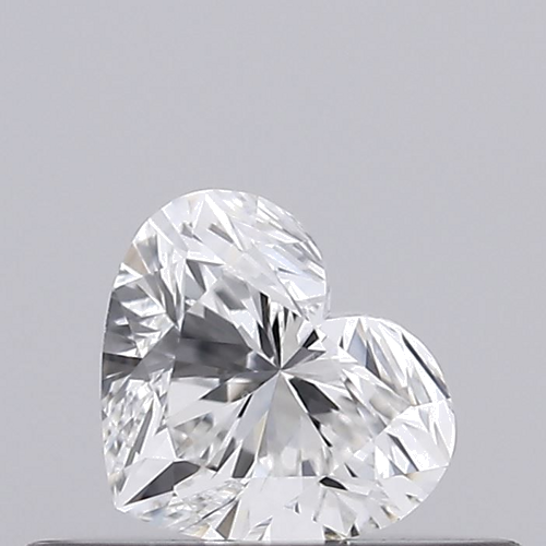 0.24 carat F-VVS2 Natūralus Heart Deimantas (1)