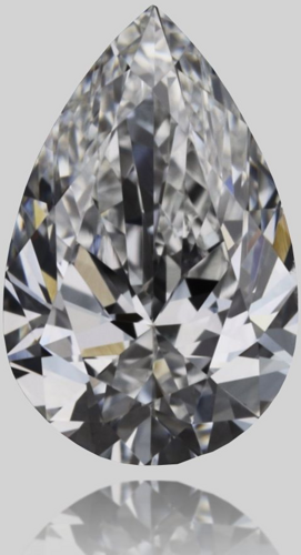 0.36 carat E-VVS2 Natūralus Pear Deimantas (1)