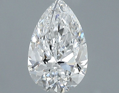 0.6 carat D-SI1 Natūralus Pear Deimantas (1)