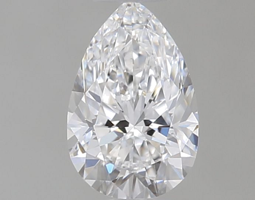 0.31 carat D-VVS2 Natūralus Pear Deimantas (1)