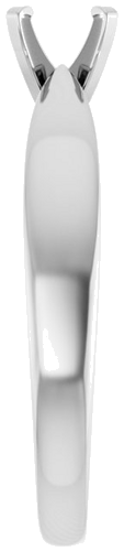 Sužadėtuvių Žiedas „Claw-Prong Solitaire“ 950 Platinos Round 5.2mm (4)