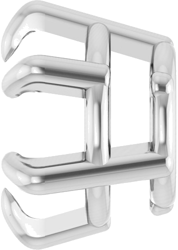 14K White 6.5 mm Round Slide Pendant Mounting (3)