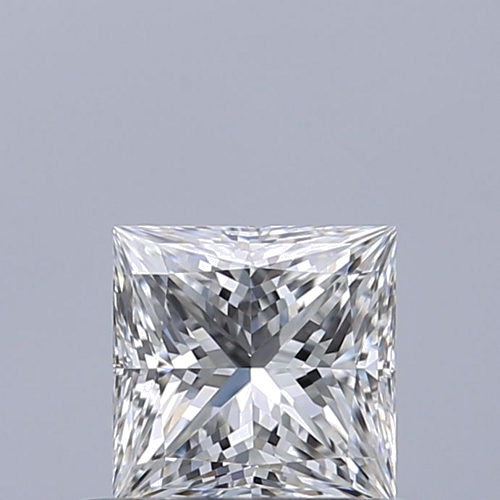 0.53 carat E-VVS1 Natūralus Princess Deimantas (1)