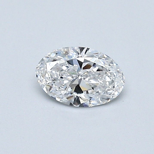 0.4 carat D-SI1 Natūralus Oval Deimantas (1)