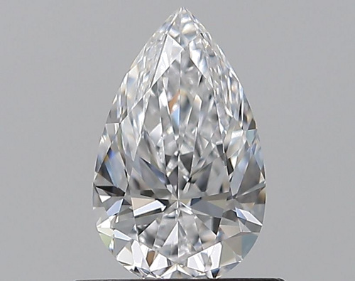 0.65 carat D-VS1 Natūralus Pear Deimantas (1)