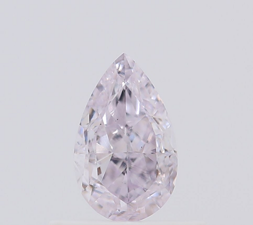 0.51 carat Fancy Light Pink-SI1 Natūralus Pear Deimantas (1)
