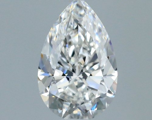0.52 carat F-VS1 Natūralus Pear Deimantas (1)