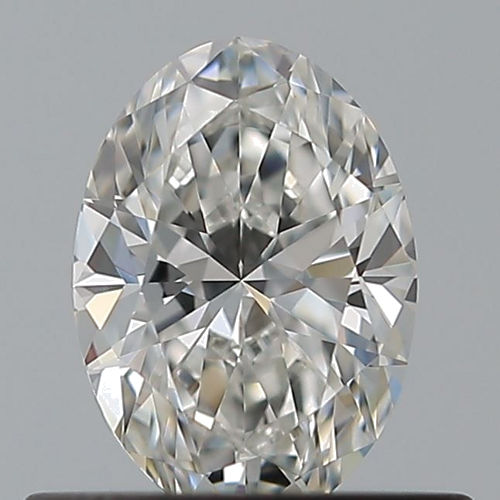 0.44 carat F-VVS2 Natūralus Oval Deimantas (1)