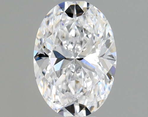 0.5 carat D-VS2 Natūralus Oval Deimantas (1)