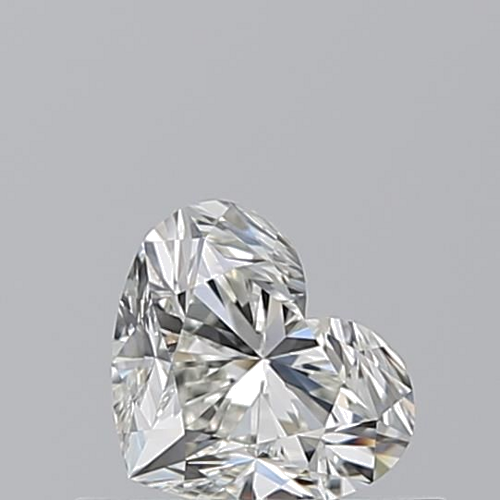 0.5 carat I-VVS2 Natūralus Heart Deimantas (1)