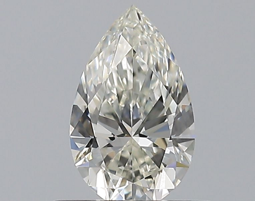 0.56 carat I-VVS1 Natūralus Pear Deimantas (1)