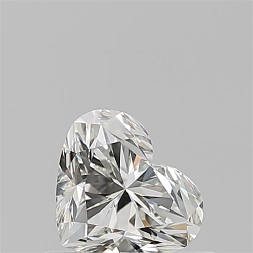 0.51 carat J-VVS1 Natūralus Heart Deimantas (1)