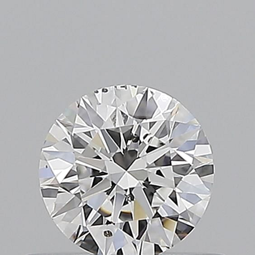 0.5 carat F-SI2 Excellent cut Natūralus Round Deimantas (1)