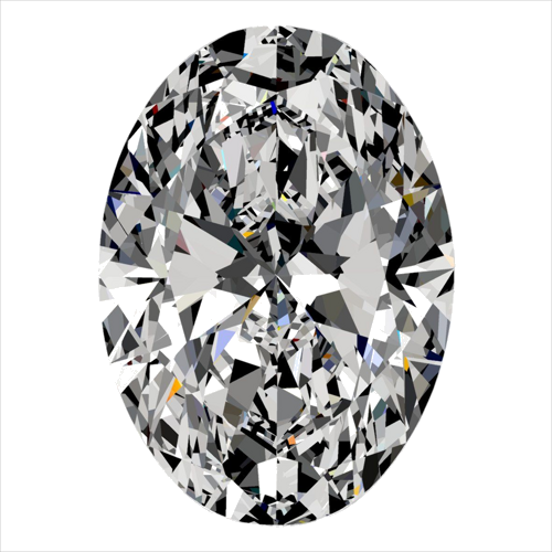 0.41 carat G-VVS1 Natūralus Oval Deimantas (1)