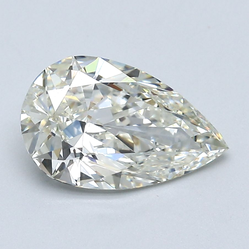 2.05 carat K-VVS2 Natūralus Pear Deimantas (1)