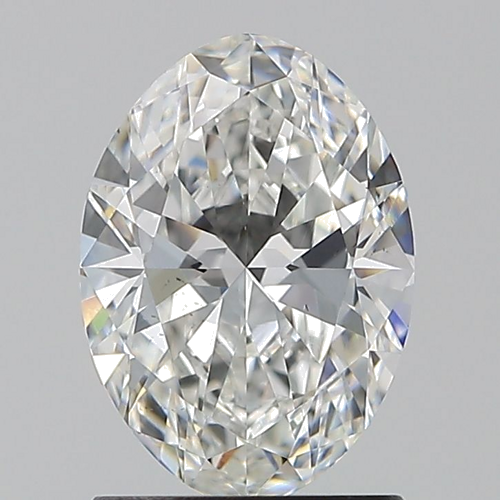 1.3 carat F-SI1 Natūralus Oval Deimantas (1)